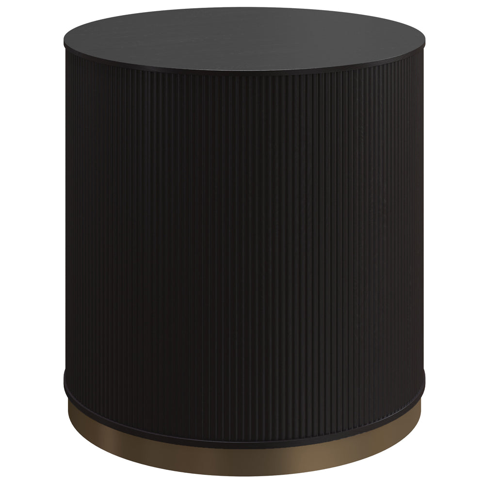 Kalla Side Table, Charcoal
