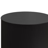 Kalla Side Table, Charcoal