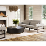 Kalla Coffee Table Round, Charcoal-Furniture - Accent Tables-High Fashion Home
