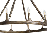 Wolfgang Large Chandelier, Antique Brass