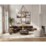 Wolfgang Large Chandelier, Antique Brass