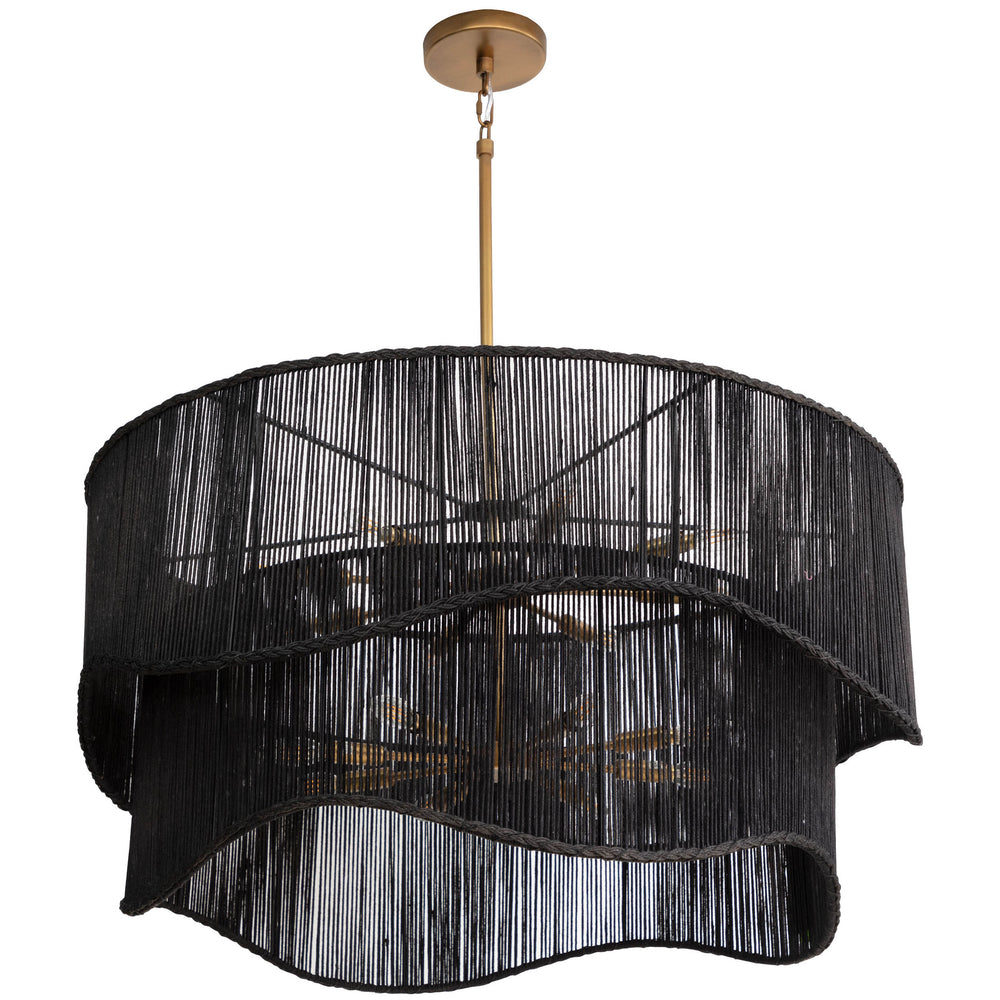 Rhine Chandelier, Black