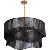 Rhine Chandelier, Black