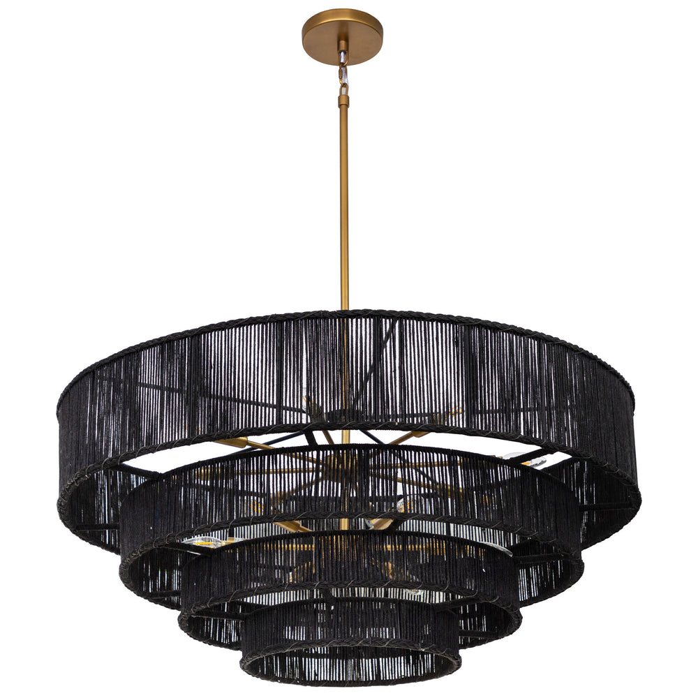 Lumina Chandelier, Black
