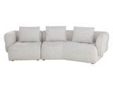 Emmeline Sofa, Merino Cotton-Furniture - Sofas-High Fashion Home
