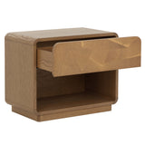Fauna Nightstand, Medium Brown