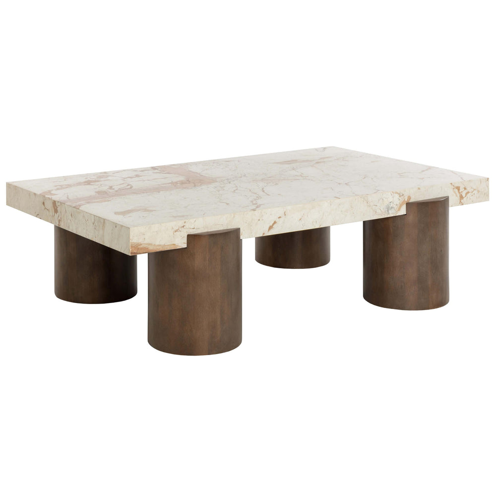 Ardi Coffee Table, Dark Mango-Furniture - Accent Tables-High Fashion Home