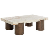Ardi Coffee Table, Dark Mango-Furniture - Accent Tables-High Fashion Home