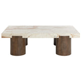 Ardi Coffee Table, Dark Mango-Furniture - Accent Tables-High Fashion Home