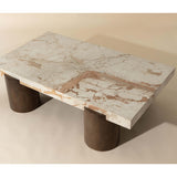 Ardi Coffee Table, Dark Mango-Furniture - Accent Tables-High Fashion Home