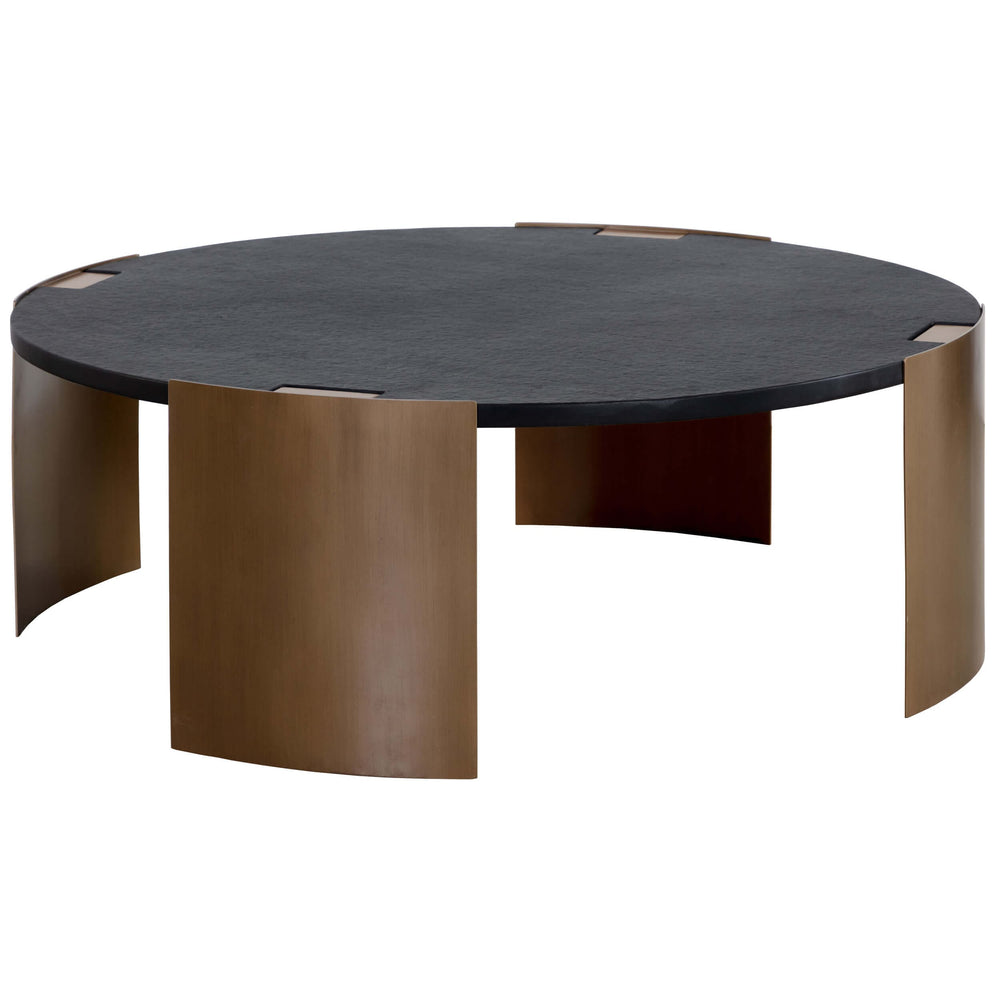 Gallus Coffee Table, Carbon-Furniture - Accent Tables-High Fashion Home