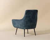 Aletta Lounge Chair, Nono Petrol-Furniture - Chairs-High Fashion Home