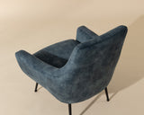 Aletta Lounge Chair, Nono Petrol-Furniture - Chairs-High Fashion Home