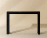Axle Outdoor Console Table, Black-Furniture - Accent Tables-High Fashion Home