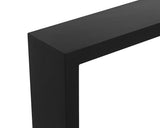 Axle Outdoor Console Table, Black-Furniture - Accent Tables-High Fashion Home