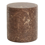 Riva Stool, Mocha Marble Look