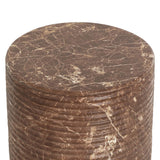 Riva Stool, Mocha Marble Look