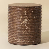 Riva Stool, Mocha Marble Look