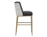 Joplin Barstool, Cantina Black/Vera White Pepper-Furniture - Dining-High Fashion Home