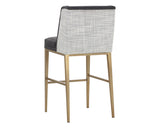 Joplin Barstool, Cantina Black/Vera White Pepper-Furniture - Dining-High Fashion Home