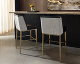 Joplin Barstool, Cantina Black/Vera White Pepper-Furniture - Dining-High Fashion Home