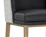 Joplin Barstool, Cantina Black/Vera White Pepper-Furniture - Dining-High Fashion Home