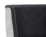 Joplin Barstool, Cantina Black/Vera White Pepper-Furniture - Dining-High Fashion Home