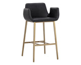 Lucano Bar & Counter Stool, Bravo Black-Furniture - Dining-High Fashion Home
