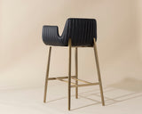 Lucano Bar & Counter Stool, Bravo Black-Furniture - Dining-High Fashion Home