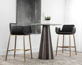 Lucano Bar & Counter Stool, Bravo Black-Furniture - Dining-High Fashion Home