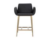 Lucano Bar & Counter Stool, Bravo Black-Furniture - Dining-High Fashion Home