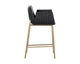 Lucano Bar & Counter Stool, Bravo Black-Furniture - Dining-High Fashion Home
