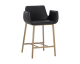 Lucano Bar & Counter Stool, Bravo Black-Furniture - Dining-High Fashion Home