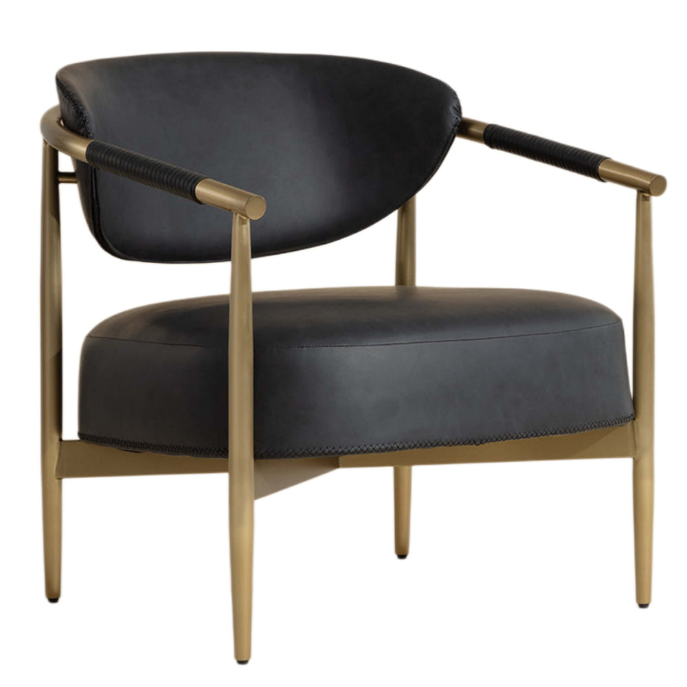 Heloise Chair, Bravo Black-Furniture - Chair-High Fashion Home