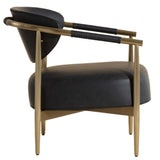 Heloise Chair, Bravo Black-Furniture - Chair-High Fashion Home