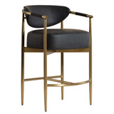 Heloise Counter Stool, Bravo Black-Furniture - Dining-High Fashion Home