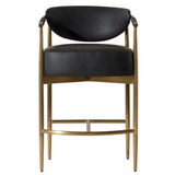 Heloise Counter Stool, Bravo Black-Furniture - Dining-High Fashion Home