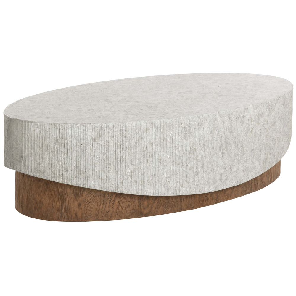Leda Coffee Table, Grey Marble Look