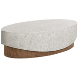 Leda Coffee Table, Grey Marble Look