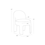 Myrtle Dining Chair, Opera Nori, Set of 2