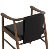 Aran Leather Dining Armchair, Onyx, Set of 2