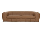 Cyril Leather Sofa, Lucia Cognac-Furniture - Sofas-High Fashion Home