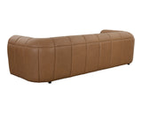 Cyril Leather Sofa, Lucia Cognac-Furniture - Sofas-High Fashion Home