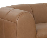 Cyril Leather Sofa, Lucia Cognac-Furniture - Sofas-High Fashion Home