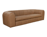 Cyril Leather Sofa, Lucia Cognac-Furniture - Sofas-High Fashion Home