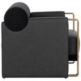 Edgar Chair, Bravo Black/Abbington Black