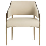 Tova Arm Chair,  Dillon Cream/Bravo Ash, Set of 2