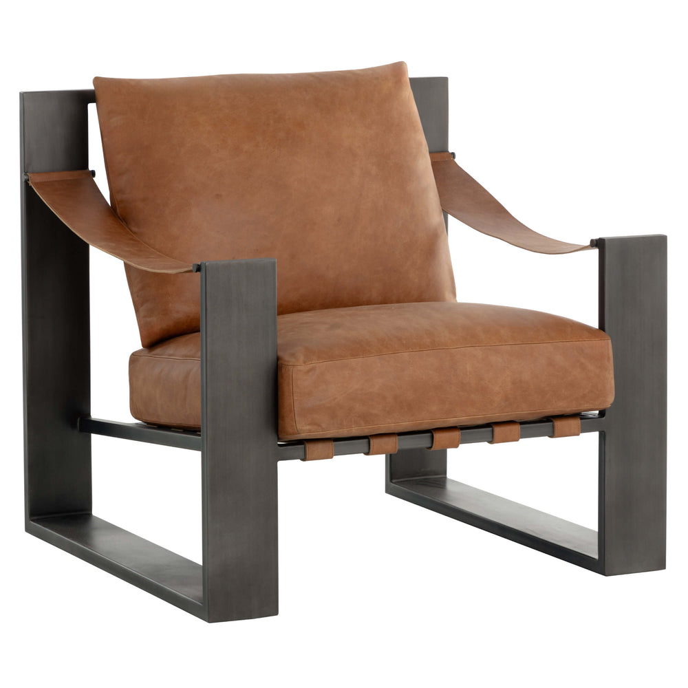 Berke Leather Chair, Tan