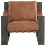 Berke Leather Chair, Tan