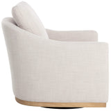Corbin Swivel Chair, Effie Linen